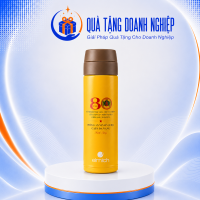 Bình Giữ Nhiệt In Logo Quà Tặng kỉ niệm ngày truyền thống của lực lượng công an nội địa  BGNQT-06