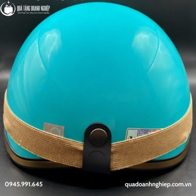 Mũ Bảo Hiểm Nửa Đầu Có Kính Rời In Logo Quà Tặng Doanh Nghiệp