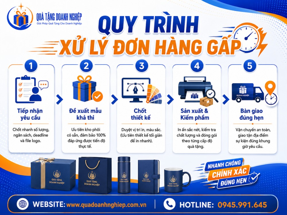 Quy trình 5 bước xử lý đơn hàng gấp