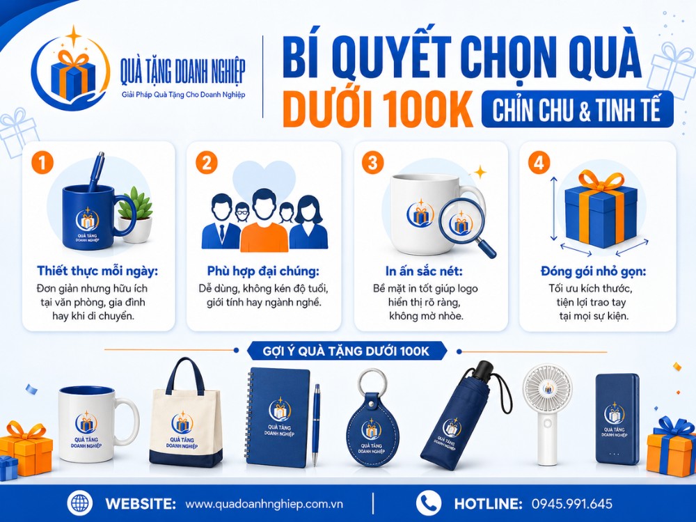 Bí quyết lựa chọn quà tặng dưới 100k tinh tế