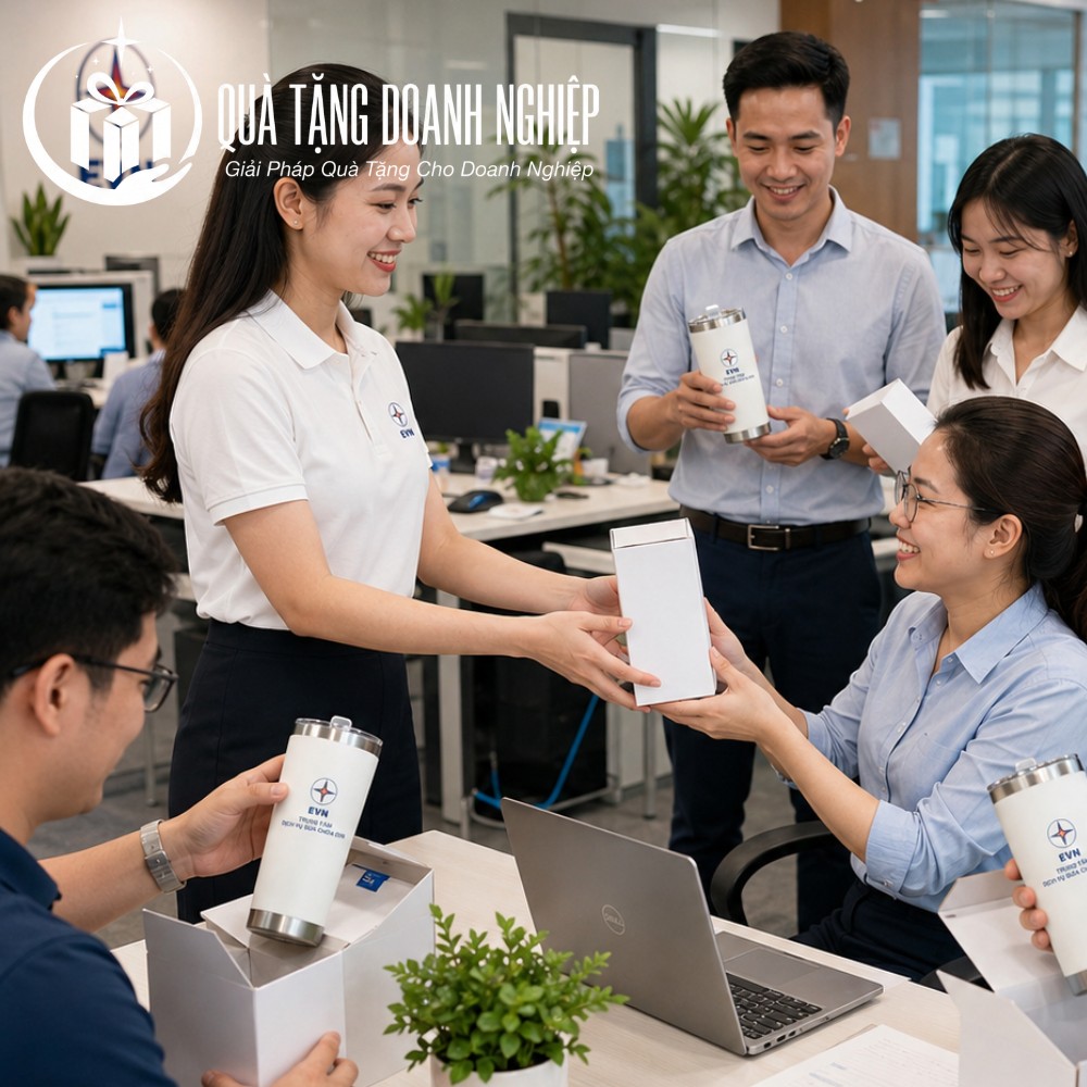 Quà tặng Welcome Kit in logo