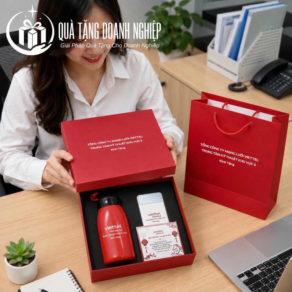 Quà tặng Welcome Kit in logo