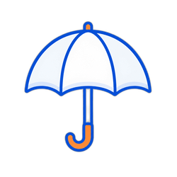 Ô Dù In Logo