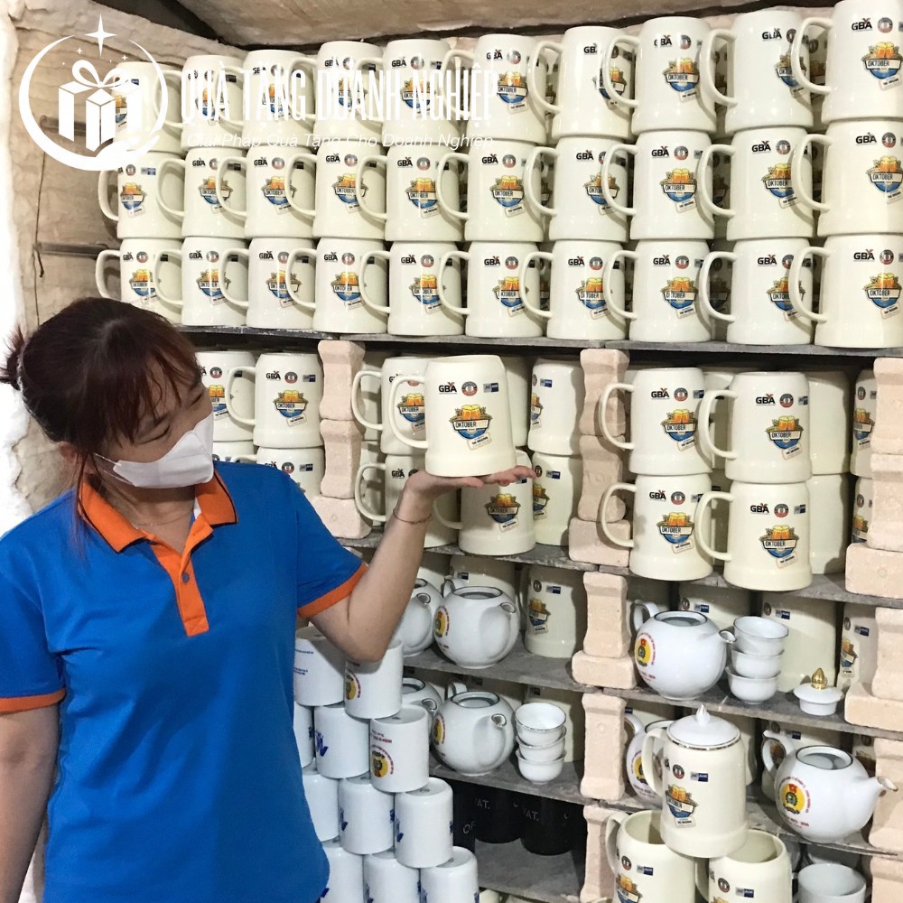 Quà tặng gốm sứ in logo
