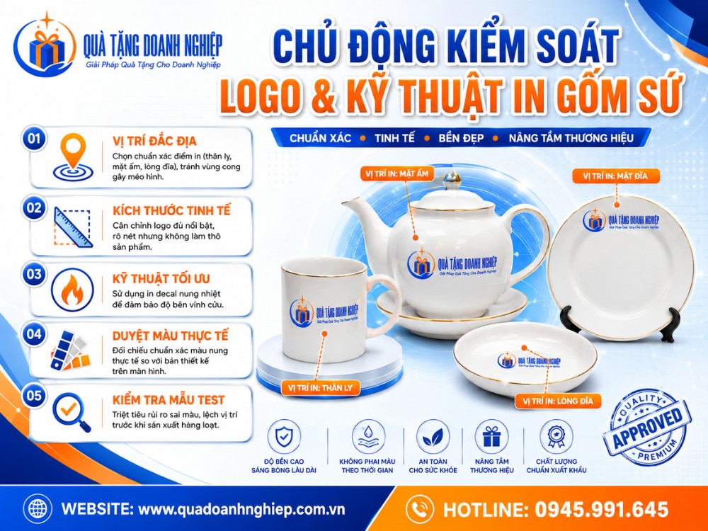 Kiểm soát logo và kỹ thuật in