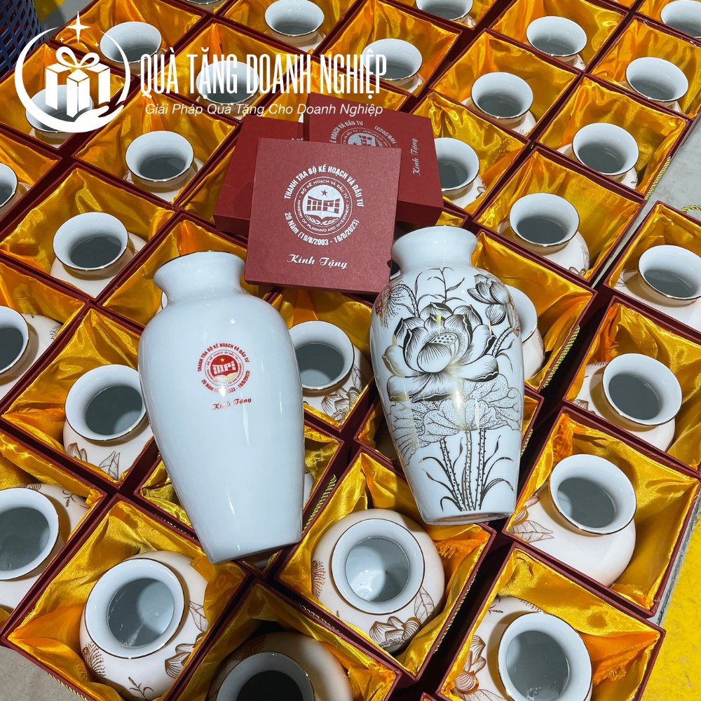 Quà tặng gốm sứ in logo