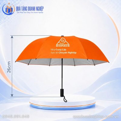 Kích thước Ô Dù Cầm Tay Gấp Gọn Tự Động Chống Tia UV - Sắc Cam Năng Động