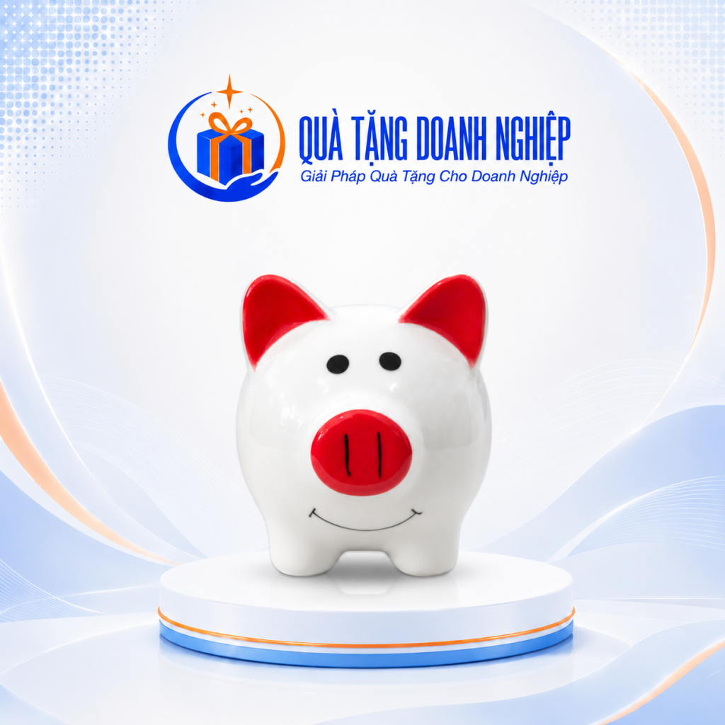 Heo Đất In Logo MB Bến Thành Quà Tặng Doanh Nghiệp