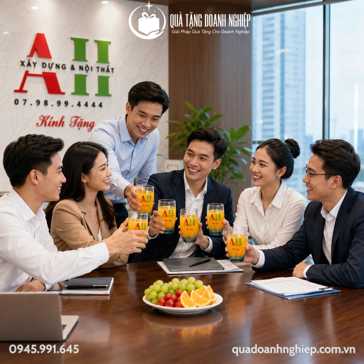 Bộ 6 Cốc Thủy Tinh Màu Xanh In Logo Quà Tặng Doanh Nghiệp 370ml Bộ 6 Cốc Thủy Tinh Màu Xanh In Logo Quà Tặng Doanh Nghiệp 370ml