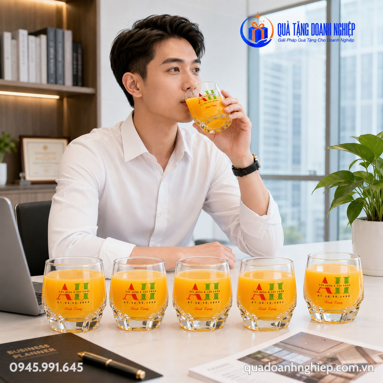Bộ 6 Ly Thủy Tinh Kim Cương In Logo Quà Tặng Doanh Nghiệp Bộ 6 Ly Thủy Tinh Kim Cương In Logo Quà Tặng Doanh Nghiệp