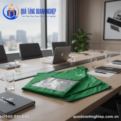 Áo Mưa Cánh Dơi In Logo Hunonic Kính Che Đèn Quà Tặng Doanh Nghiệp