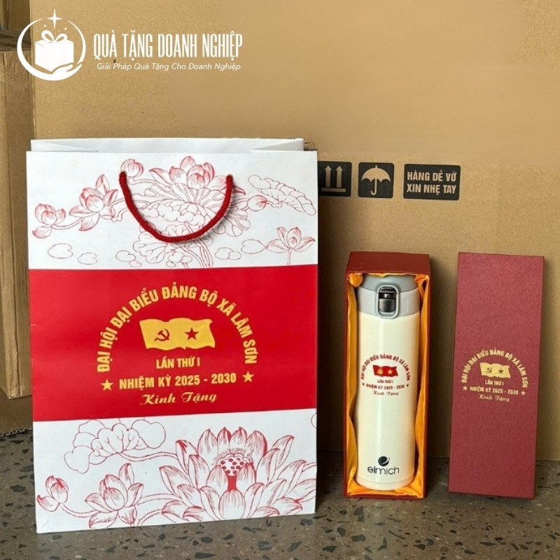 Bình giữ nhiệt in logo
