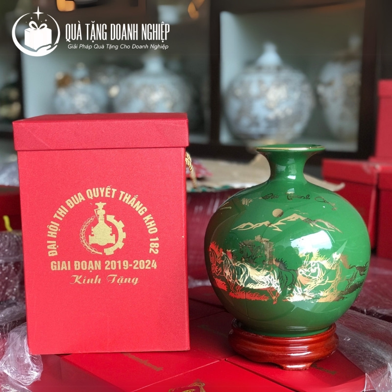 Bình hút lộc quà tặng in logo