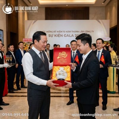 Bình Hút Lộc In Logo Thuận Buồm Xuôi Gió Quà Tặng Doanh Nghiệp
