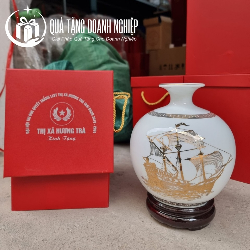 Bình hút lộc quà tặng in logo