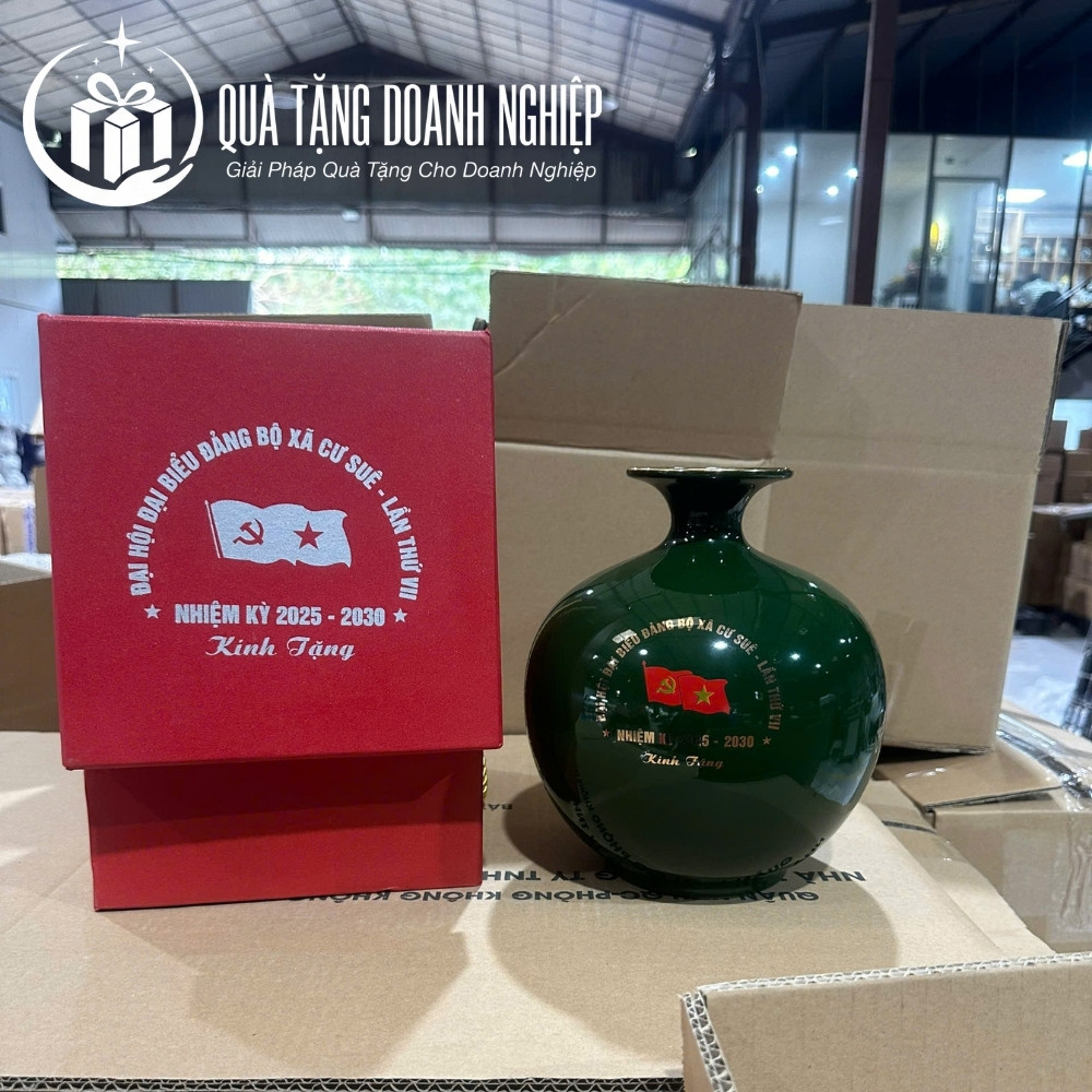 Bình hút lộc quà tặng in logo