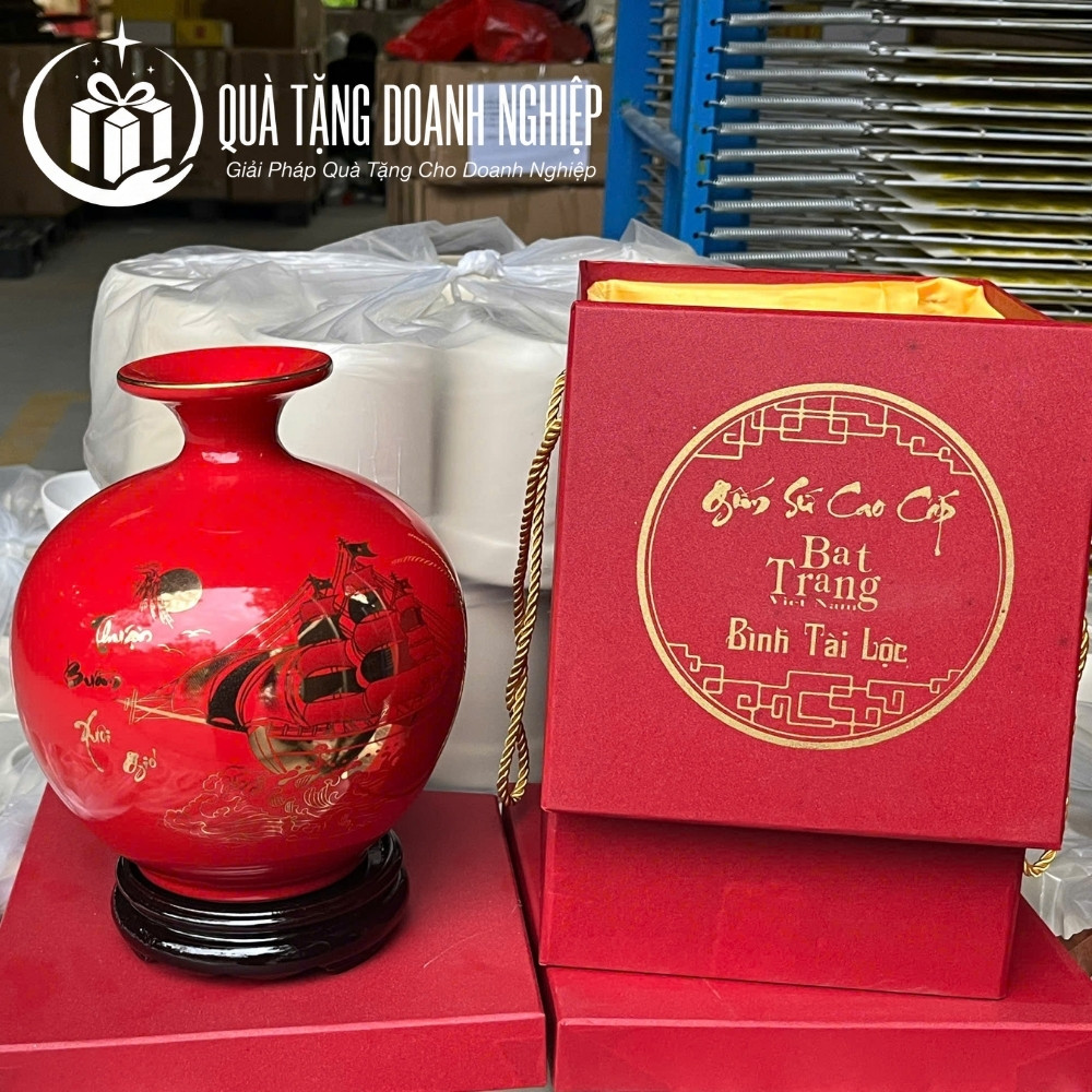 Bình hút lộc quà tặng in logo