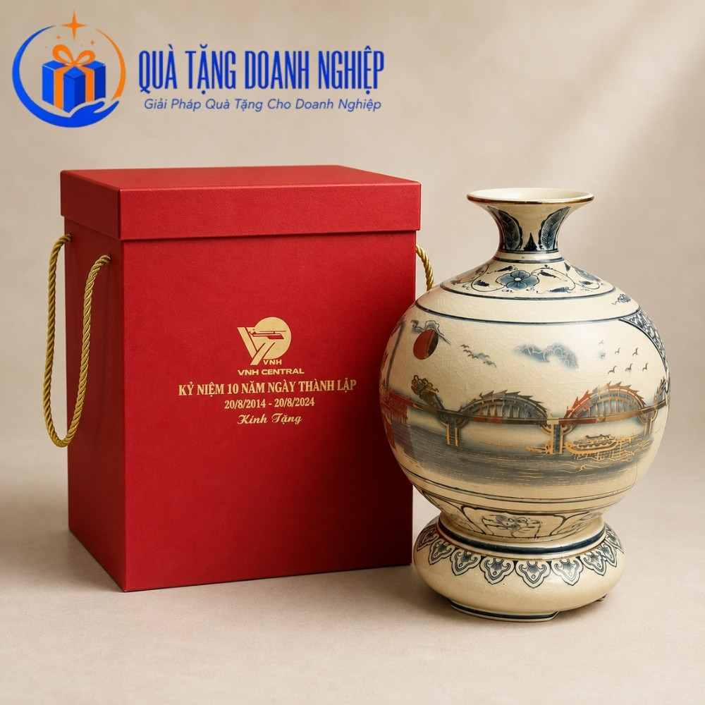 Bình hút lộc quà tặng in logo
