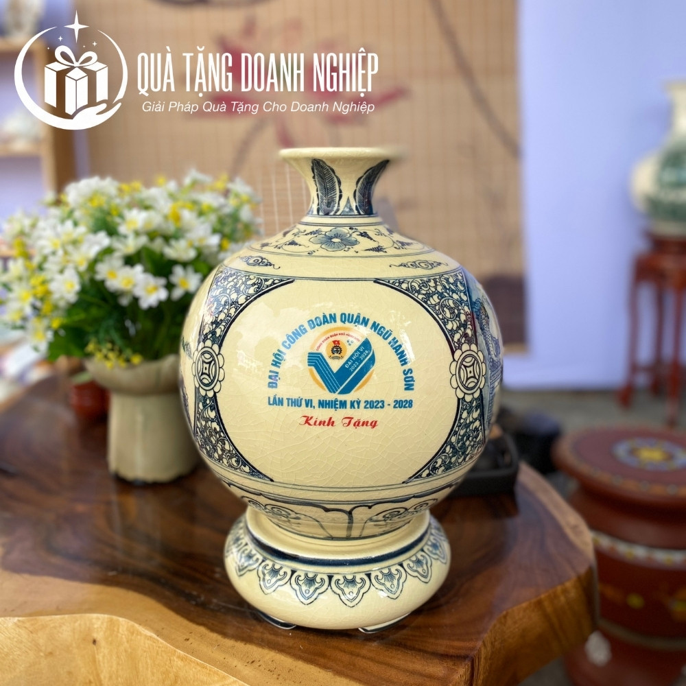 Bình hút lộc quà tặng in logo