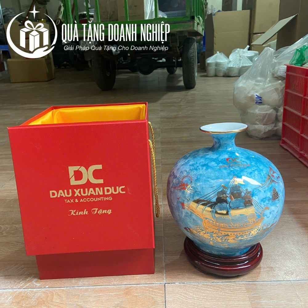 Bình hút lộc quà tặng in logo