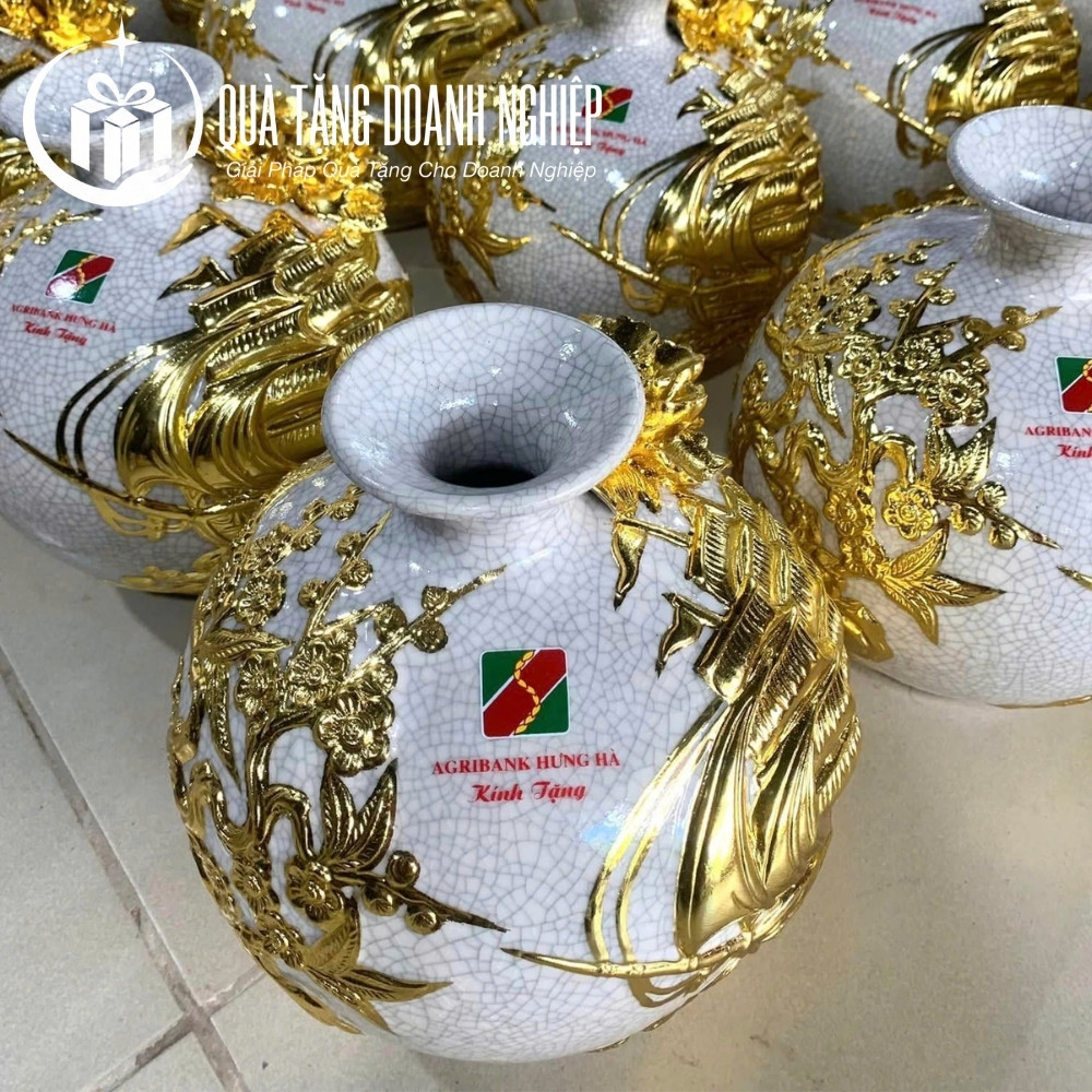 Bình hút lộc quà tặng in logo