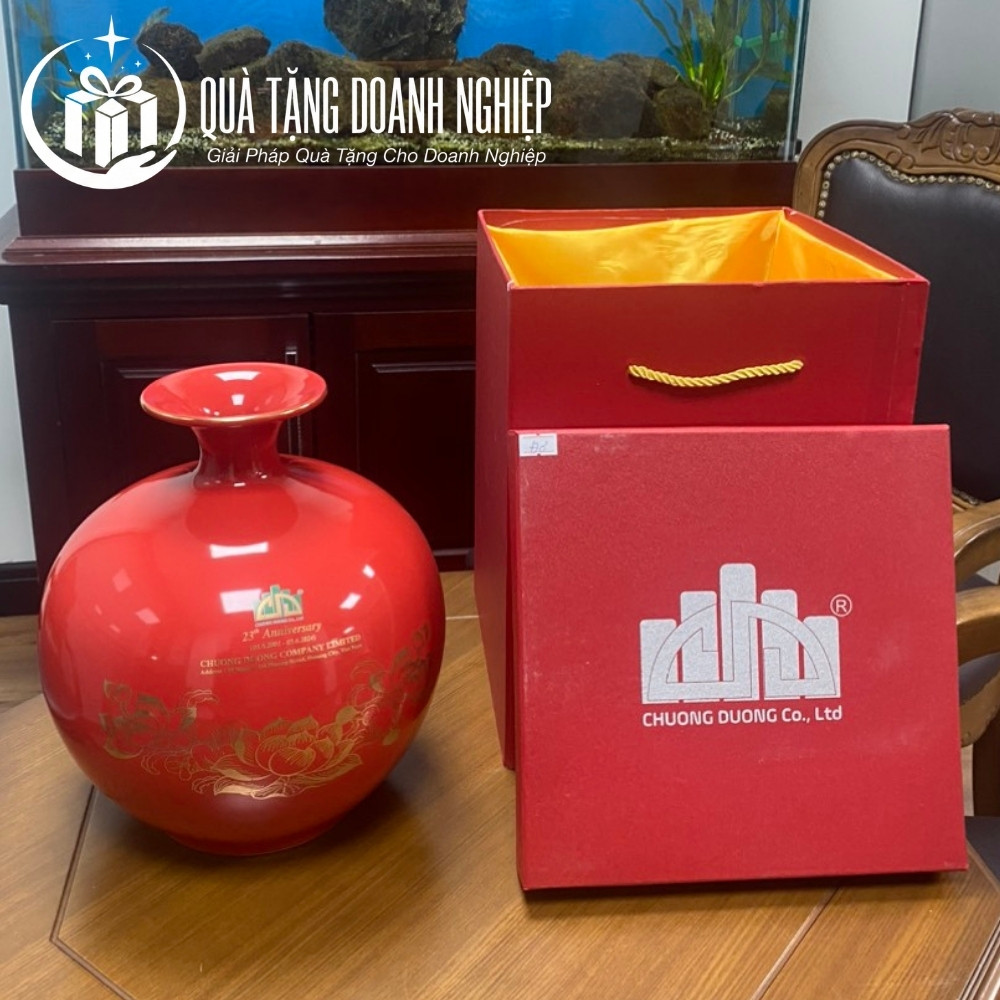 Bình hút lộc quà tặng in logo