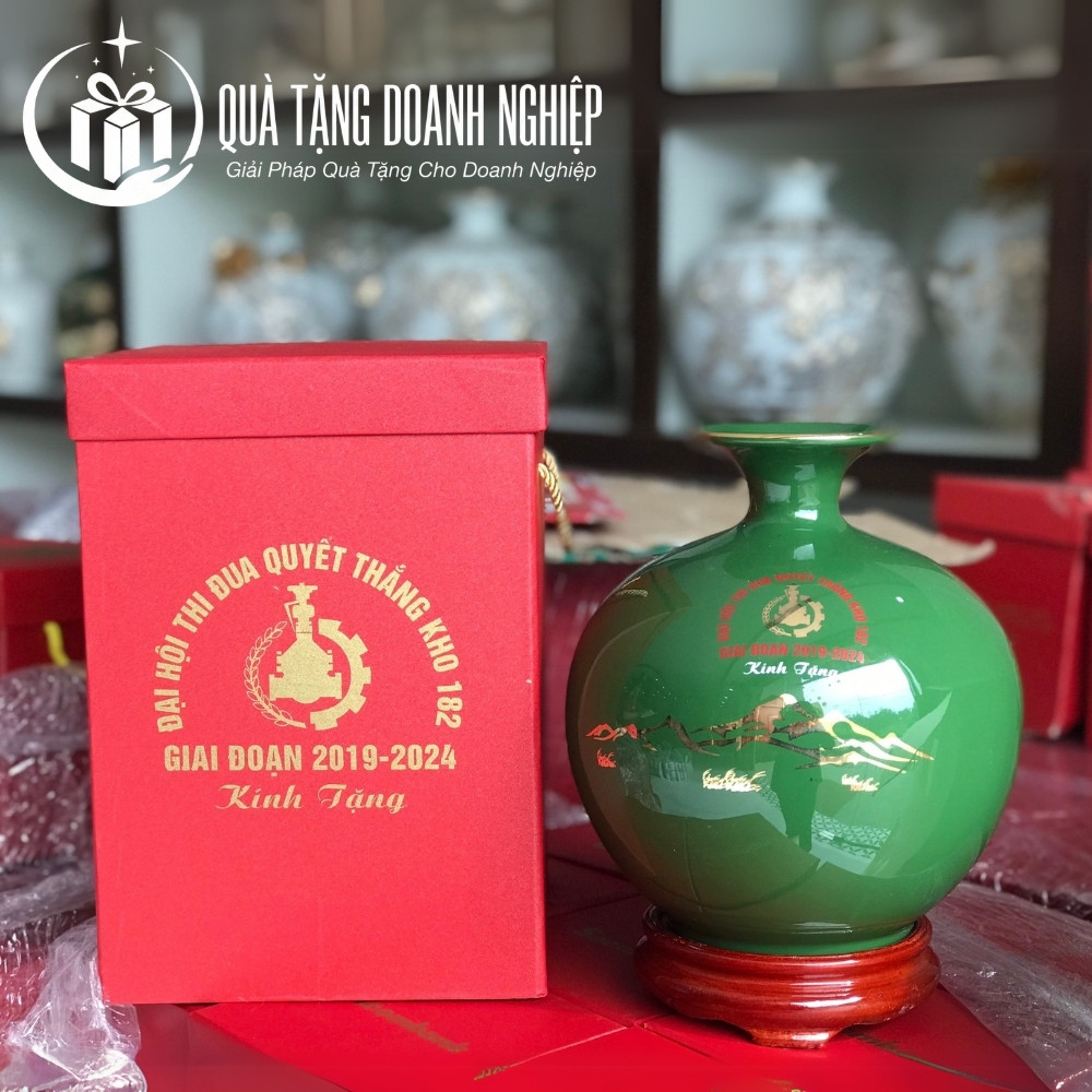 Bình hút lộc quà tặng in logo