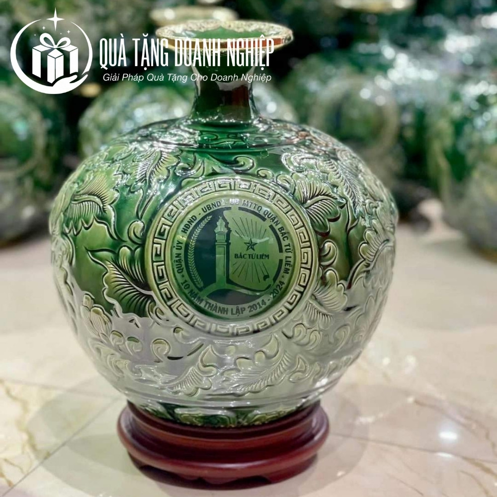 Bình hút lộc quà tặng in logo