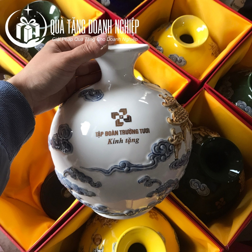 Bình hút lộc quà tặng in logo