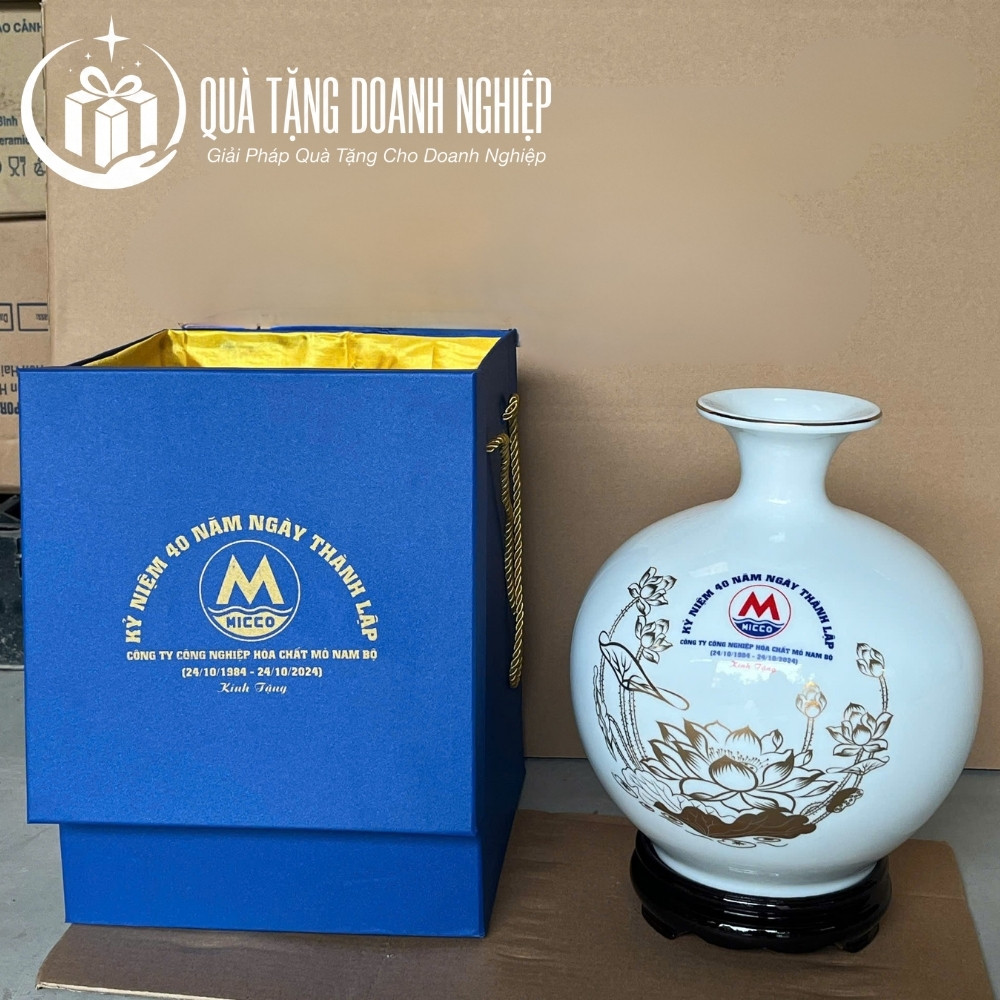 Bình hút lộc quà tặng in logo