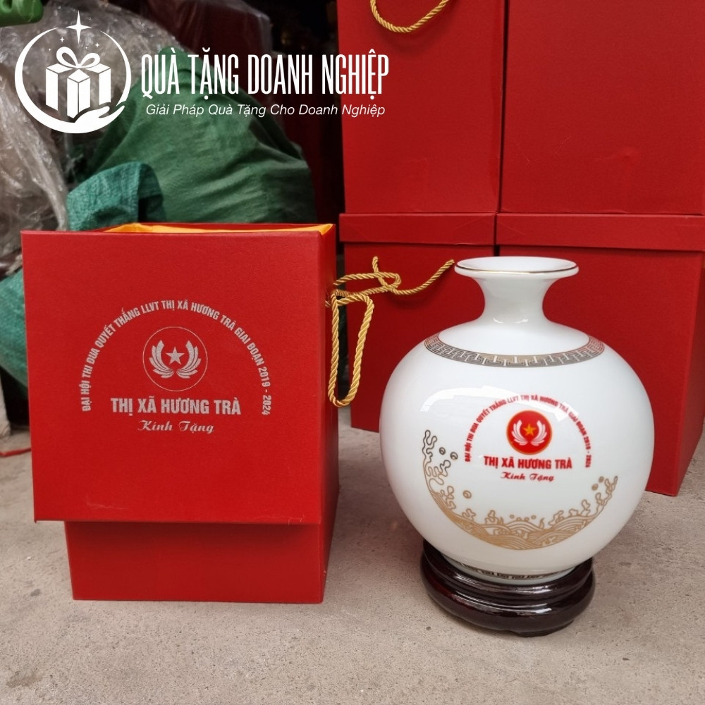 Bình hút lộc quà tặng in logo