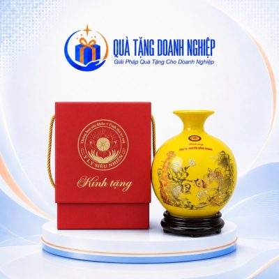 Bình Hút Lộc Liên Hoa Cát Tường In Logo Quà Tặng Doanh Nghiệp