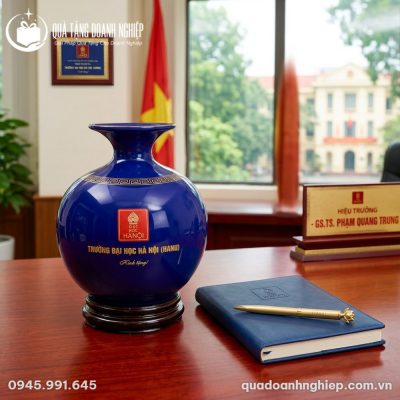 Bình Hút Lộc Men Xanh Quà Tặng Doanh Nghiệp Trường Đại Học Hà Nội