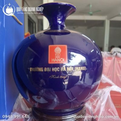 Bình Hút Lộc Men Xanh Quà Tặng Doanh Nghiệp Trường Đại Học Hà Nội