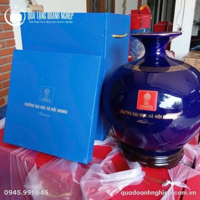 Bình Hút Lộc Men Xanh Quà Tặng Doanh Nghiệp Trường Đại Học Hà Nội