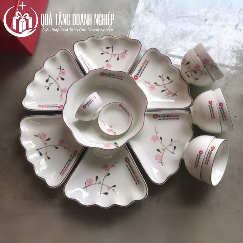 Quà tặng gốm sứ in logo