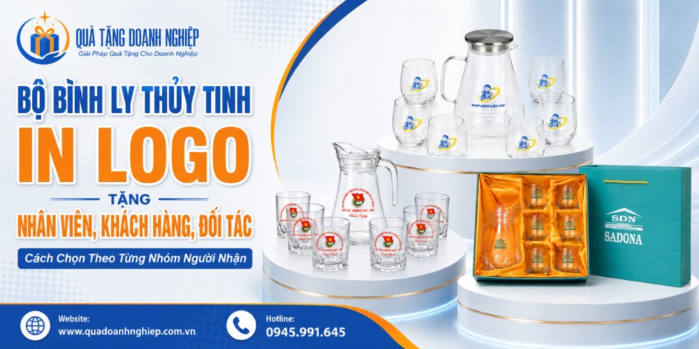 Chọn bộ bình ly thủy tinh quà tặng cho từng đối tượng người nhận