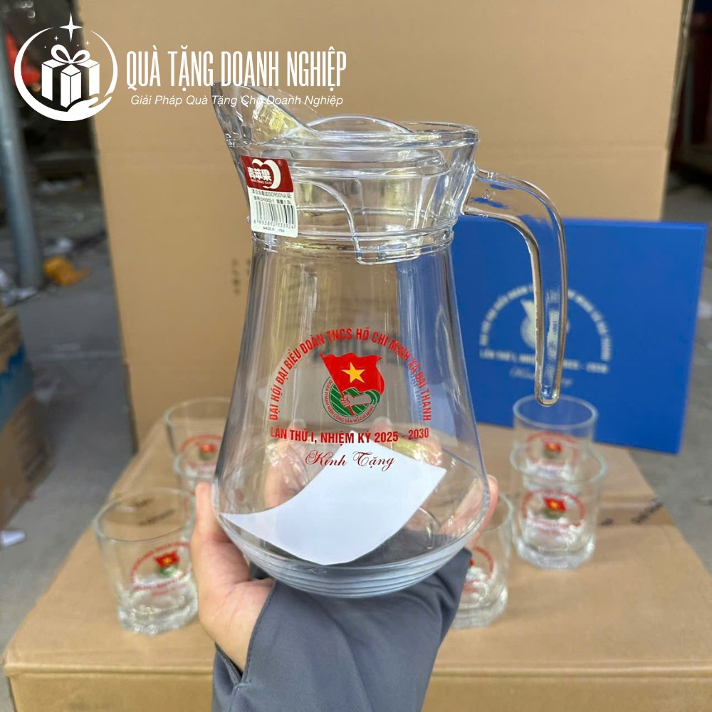Bộ bình cốc thủy tinh