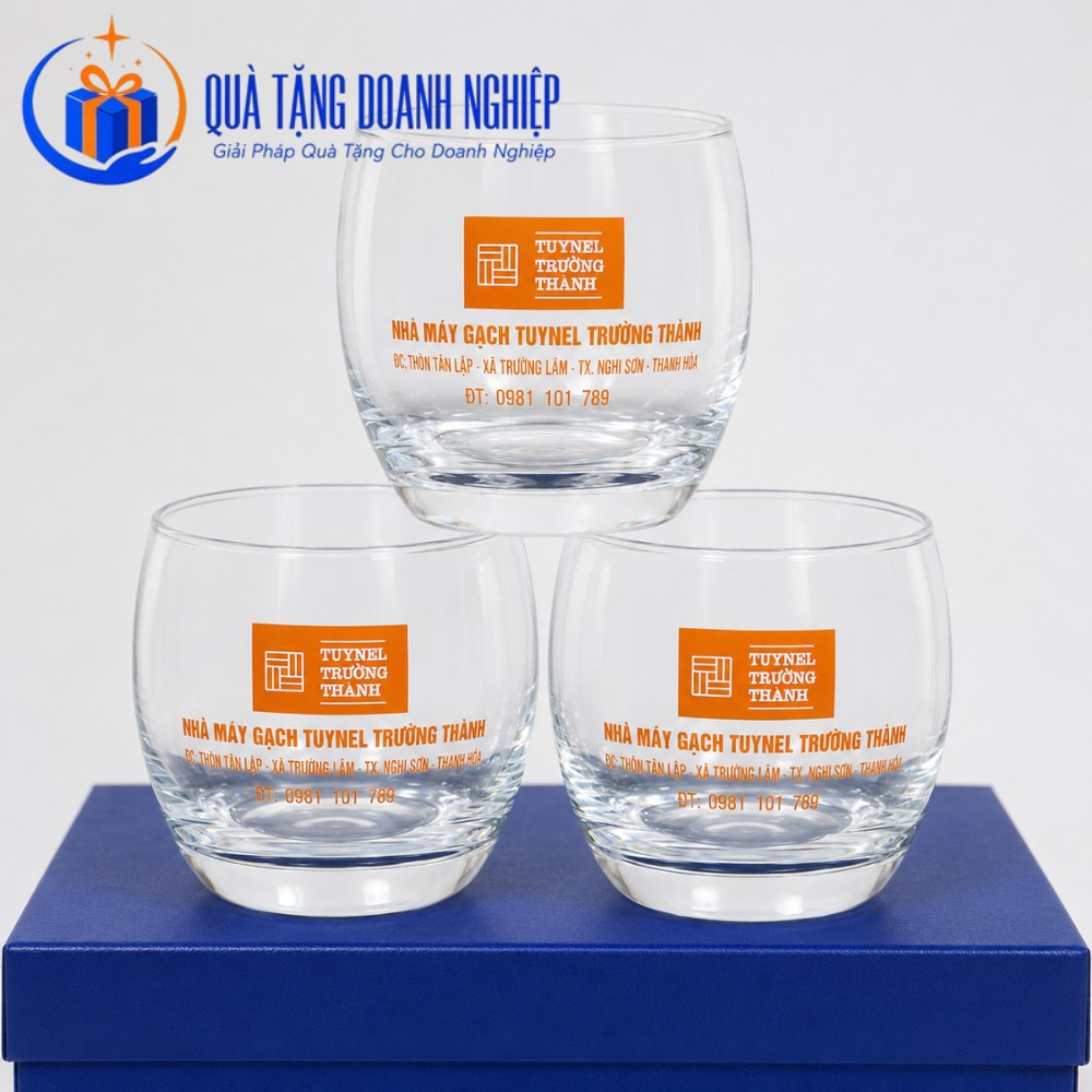 Bộ ly thủy tinh quà tặng