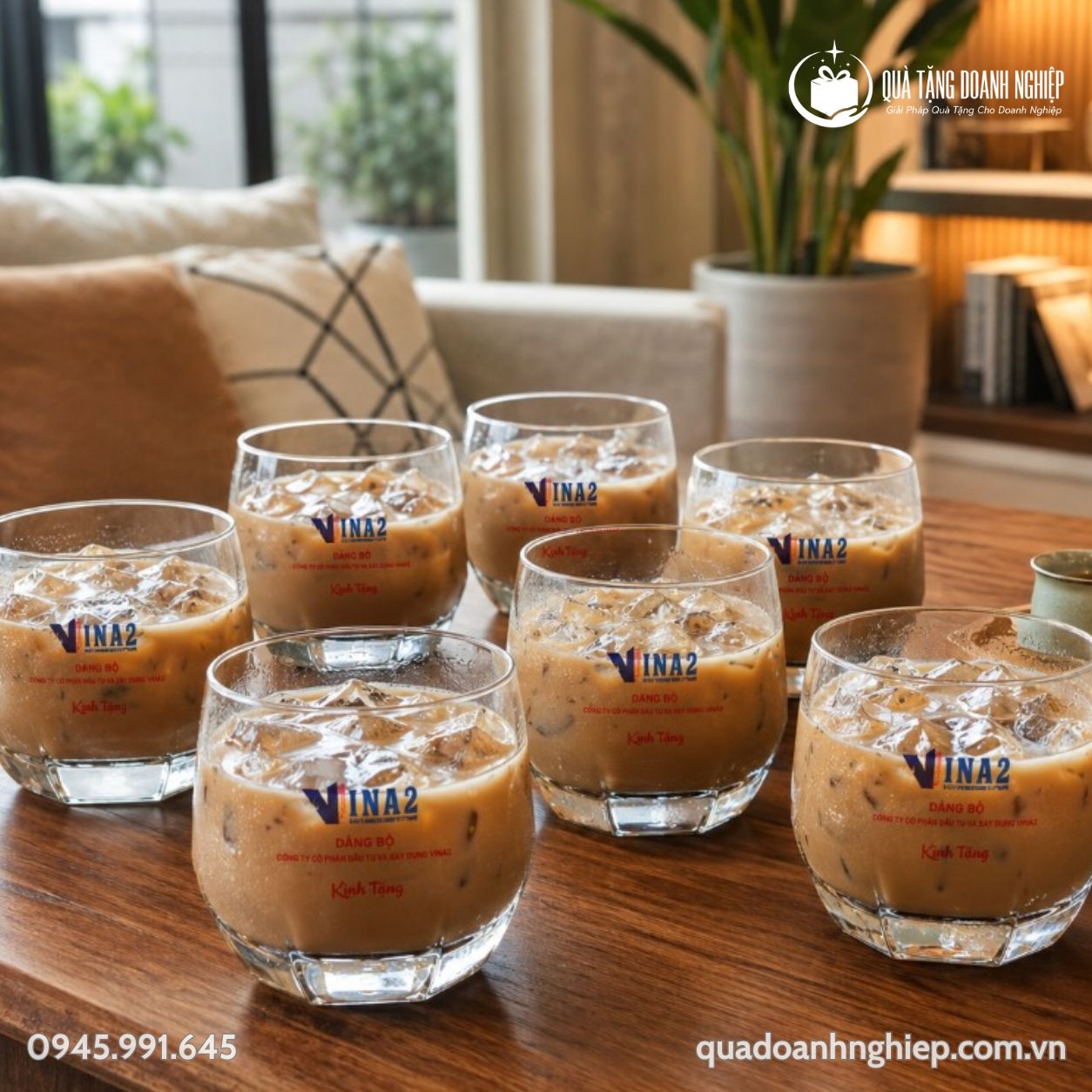 Bộ 6 Ly Thủy Tinh Lùn Ocean In Logo Quà Tặng Doanh Nghiệp Bộ 6 Ly Thủy Tinh Lùn Ocean In Logo Quà Tặng Doanh Nghiệp
