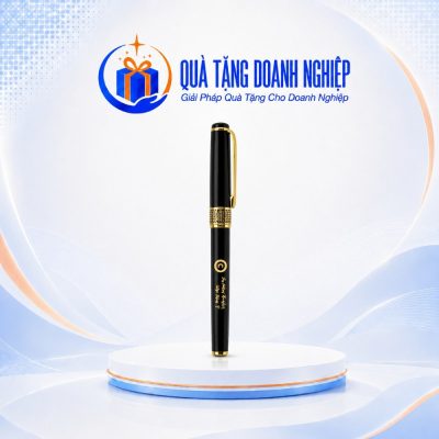 Bút ký kim loại màu đen 14cm in logo quà tặng BK-05 - Ảnh đại diện