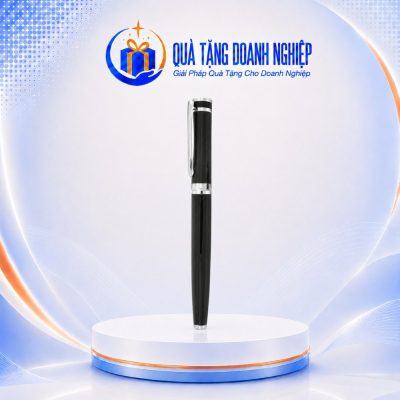 Bút ký kim loại màu đen cao cấp 14cm in logo quà tặng BK-12 - Ảnh đại diện
