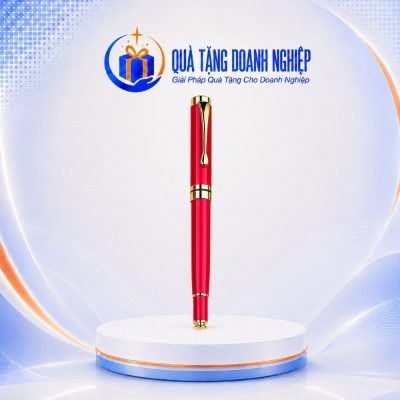 Bút ký kim loại màu hồng mạ vàng cao cấp 14cm in logo quà tặng BK-11 - Ảnh đại diện