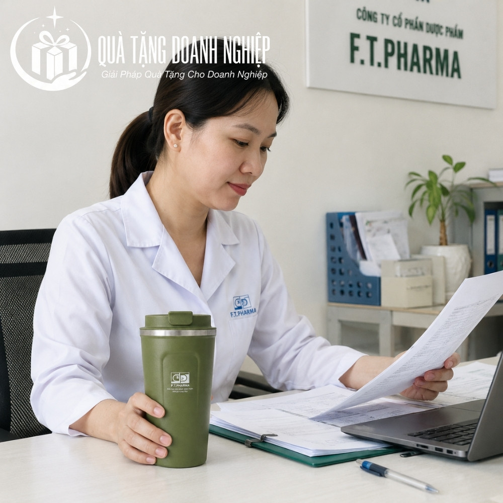 Ly giữ nhiệt in logo quà tặng