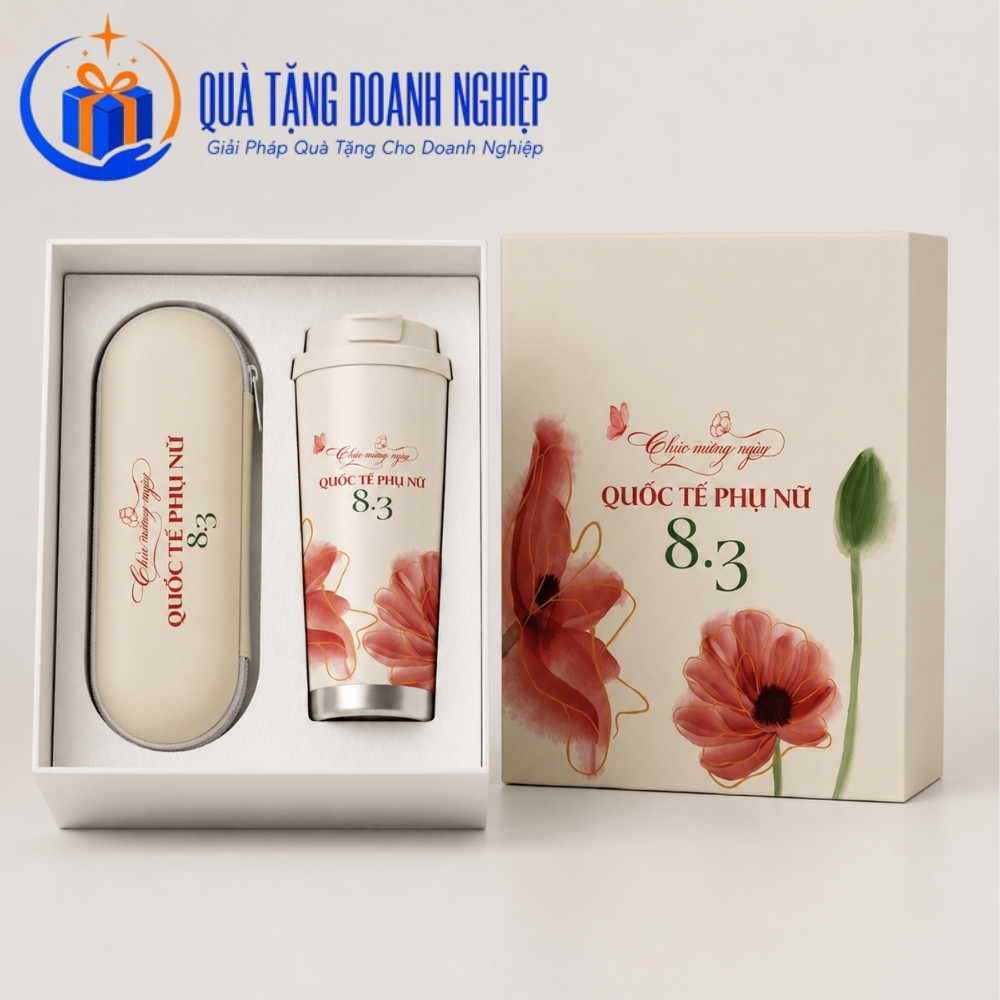 Bộ giftset quà tặng cốc giữ nhiệt