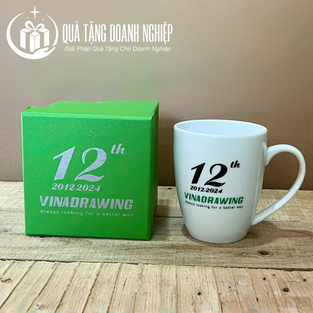 Cốc sứ quà tặng in logo