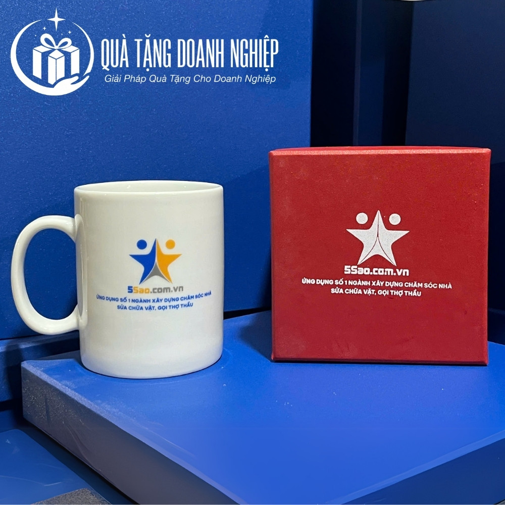 Cốc sứ quà tặng in logo