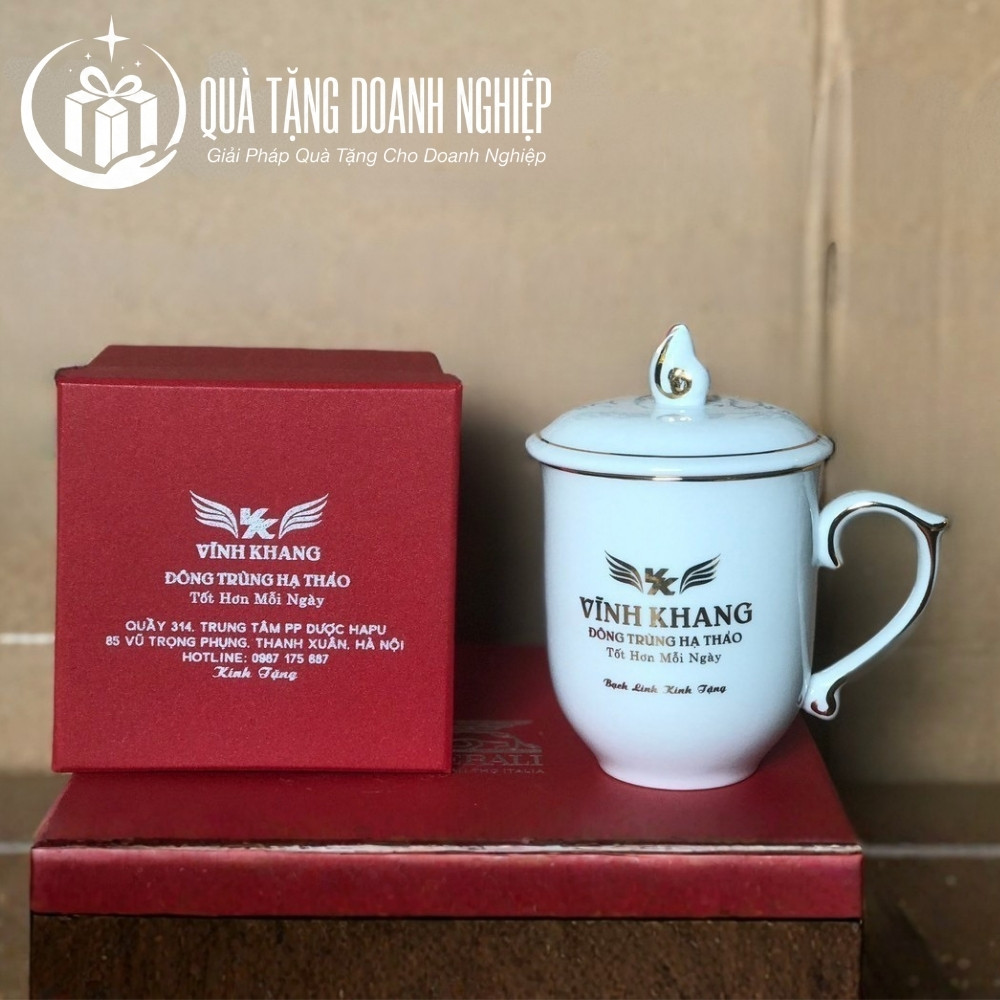 Cốc sứ quà tặng in logo