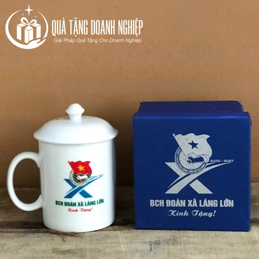 Cốc sứ quà tặng in logo