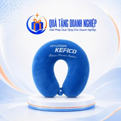 Gối Chữ U In Logo Hyundai Kefico Quà Tặng Doanh Nghiệp